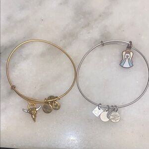 Alex and Ani Gold and Silver Charm Bracelets
